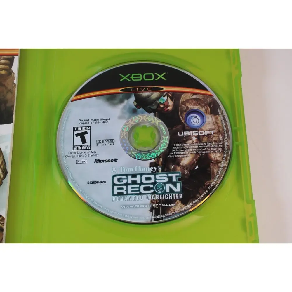 2 game bundle/lot: Ghost Recon 1 + Ghost Recon 2 (XBox) Complete, tested